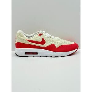 Size 11.5 Nike Air Max 1 Ultra Moire Challenge Mens Red Sneaker Shoes 705297106